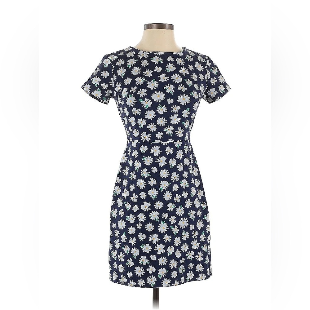 Old Navy Daisy Printed Ponte-Knit Sheath Dress Large